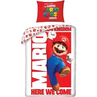 MCU Super Mario Bros. Movie påslakan 140 x 200 cm, 100% bomull