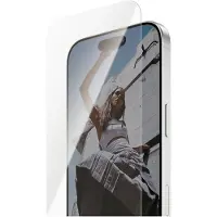 PanzerGlass SAFE. by - Skärmskydd för mobiltelefon - ultrabred passning - glas - för Apple iPhone 16 Pro, 17, 17 Pro