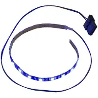 Inter-Tech - Belysning för systemkabinett (LED) - blå - 30 cm