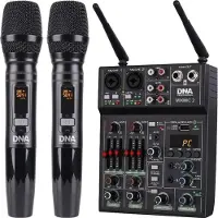 BITMAT DNA MIXMIC 2 - set (USB-ljudmixer + 2 trådlösa mikrofoner)