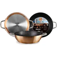 Ibili Honda 2 Handtag Natura Koppar Stekpanna 28 Cm