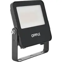 Opple Lighting LEDFlood-E3 Re144-30W-830-BL, Svart, IP66, Gjuten aluminium, Polykarbonat, Härdat glas, I, IK07, 1 m