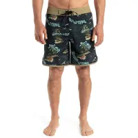 Quiksilver Surfsilk Scallop 18" - Boardshorts - Herr Black Naturama US 30
