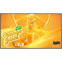 LG 55UH5Q-E - 55 Diagonal klass UH5Q Series LED-bakgrundsbelyst LCD-skärm - digital skyltning med integrerat Pro:Idiom - webOS - 4K UHD (2160p) 3840 x 2160 - kant-LED - svart