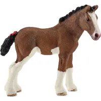 Schleich Farm World, Hästleksaker för barn, Clydesdale föl, 3 år+