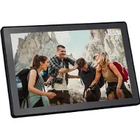 Braun DigiFrame 1011 WiFi mobil Digital fotoram 25.7 cm 10.1 tum EEK: C (A - G) 1280 x 800 Pixel 16 GB Svart