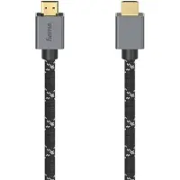 Hama HDMI Anslutningskabel HDMI-A-kontakt, HDMI-A-kontakt 2.00 m Grå, Svart 00200504 8K UHD HDMI-kabel