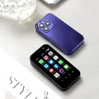 Soyes XS14 PRO 4G MINI Smartphone 3.0-tums Android 9.0 Quad-Core RAM 3GB/4GB ROM 64GB/128GB Face ID 2600mAh OTG Dual SIM Mobiltelefon 3GB&64GB violett
