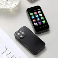 Soyes XS14 PRO 4G MINI Smartphone 3.0-tums Android 9.0 Quad-Core RAM 3GB/4GB ROM 64GB/128GB Face ID 2600mAh OTG Dual SIM Mobiltelefon 3GB&128GB svart