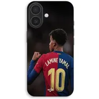 CAPACHEAP Telefonfodral - MANIACASE - Iphone 16 Plus - Silikon - Mjukt - FC Barcelona svart