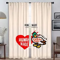 Household supplies MH Human MadeS Köksgardiner för Vardagsrumsgardin Halloween Dekoration Heminredning Gardiner 2 Delar Rullgardiner Avdelare Barn W50xH70cmx2pcs-CL