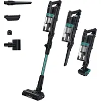 Hoover HF1P10PX 011, Stickdammsugare, Påslös, Svart, Turkos, 0,7 L, Torr, Skum, Micro