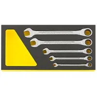 Stahlwille 96830652 TCS 17F/5 Ring-spärrnyckel-set 8 - 19 mm