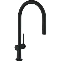 Hansgrohe Köksblandare Talis M54 210 m svart sBox utdrag