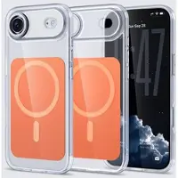 Mtp Products iPhone Air Tvåfärgat hybridskal - MagSafe-kompatibelt - Orange