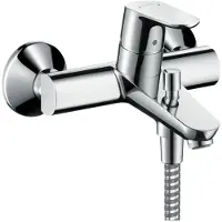 Hansgrohe HG Focus E2 kar.brus arm. krokig - FOCUS E2 t/kar/br HG nr 31940