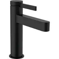 Hansgrohe Finoris 1-grepps tvättställsblandare 110 med push-open bottenventil matt svart