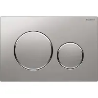 Geberit Sigma 20 betjeningsplade i mat krom/krom