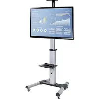 Speaka Professional PREM-LINE XL FS10S-46T TV-golvstativ 94,0 cm (37) - 177,8 cm (70) Tiltbar, Roterbar, Justerbar i höjd