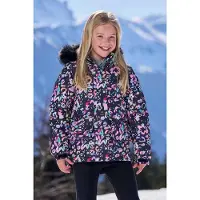 Mountain Warehouse Barn/Kids Ranger Camouflage Vattenavvisande jacka (Rosa)