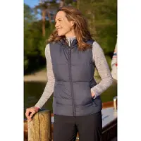 Mountain Warehouse Astral II vadderad väst för damer/kvinnor (Mörkgrå)