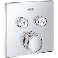 GROHE Grohtherm Smartcontrol Inbyggd termostat med 2 ventiler - 29124000