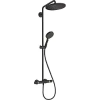 Hansgrohe Croma Select 280 duschsystem matt svart