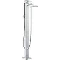 Hansgrohe Batt. Metropol badkars-/duschpelare t/golv krom