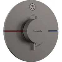 Hansgrohe Termostatinsats Select S rund 1/utl b/svart