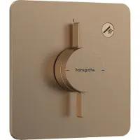 Hansgrohe Inbyggd termostat Duoturn Q 1 uttag m. brons