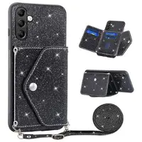 Mtp Products Samsung Galaxy A56 Stardust Skal med Korthållare - Svart