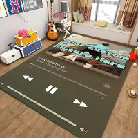 Jacket-pa Personlig anpassning, Anpassad din favoritmusikbilder matta, Speciella minnesgåvor, Mjuk fluffig matta i flera storlekar 40x60cm (16x24in)