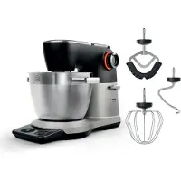 Bosch Serie 8 MUMS8ZS00, 6 l, Svart, Rostfritt stål, Knådning, Mixning, Whisking, 1,2 m, Rostfritt stål, Metall