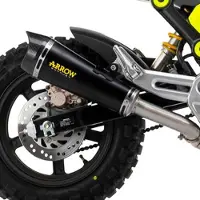 Arrow X-kone Dark Honda Msx 125 Grom ´21-22 Icke-godkänd Ljuddämpare