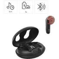Hama In Ear hörlurar Bluetooth Stereo Svart Brusreducering för mikrofon Laddningsfodral Mobiltelefon