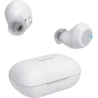 Hama In Ear hörlurar Bluetooth Stereo Vit Laddningsfodral Sport