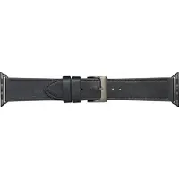 dbramante1928 Copenhagen - KlocKräm för smart klocka - rymdgrå/svart - för Apple Watch Hermès Series 9, SE 3, Series 10, Series 11, Series 9, Ultra 2, Ultra 3