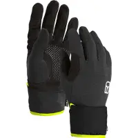 Ortovox - Skidhandskar - Fleece Grid Cover Glove M Black Raven för UnisexUll - Storlek S - Svart