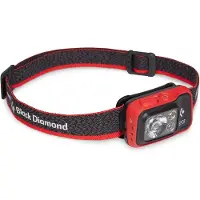 Black Diamond Spot 400, Pannbandsficklampa, Svart, Röd, Knappar, 1,1 m, IPX8, LED