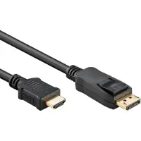 Goobay Transition cable from DisplayPort to HDMI, - Cable length 5 m
