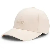 BOSS Cotton-twill cap with tonal embroidered logo
