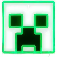 Paladone Minecraft neon LED-vägglampa Creeper (väggmonterbar)