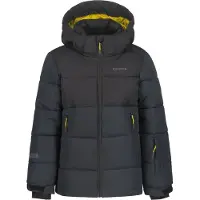Icepeak - Skidjackor barn - Louin Jr Anthracite för UnisexSilikon - Barnstorlek 152 cm - Svart