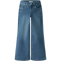 Name it Jeans - Noos - NkfPolly - Medium+ Blue Denim - - 8 år (128) - Jeans
