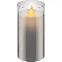 Goobay 60372, Grå, Vit, Universal, Glas, Polykarbonat, IP20, 1 lampor, LED
