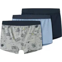 Name it Grey Space Boxers 3 Enheter