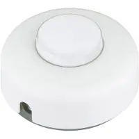 Inter Bär Fotströmbrytare 250 V/AC 2 A 5062-508.01 Vit