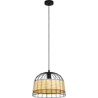 Eglo ANWICK takpendel i svart och natur