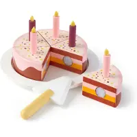 Kids Concept Cake - Trä - Barnens HUB - - One Size - Leksaksmat