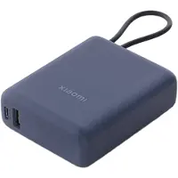 Xiaomi power bank - integrerad kabel - Li-Ion - USB-C, USB - 33 Watt